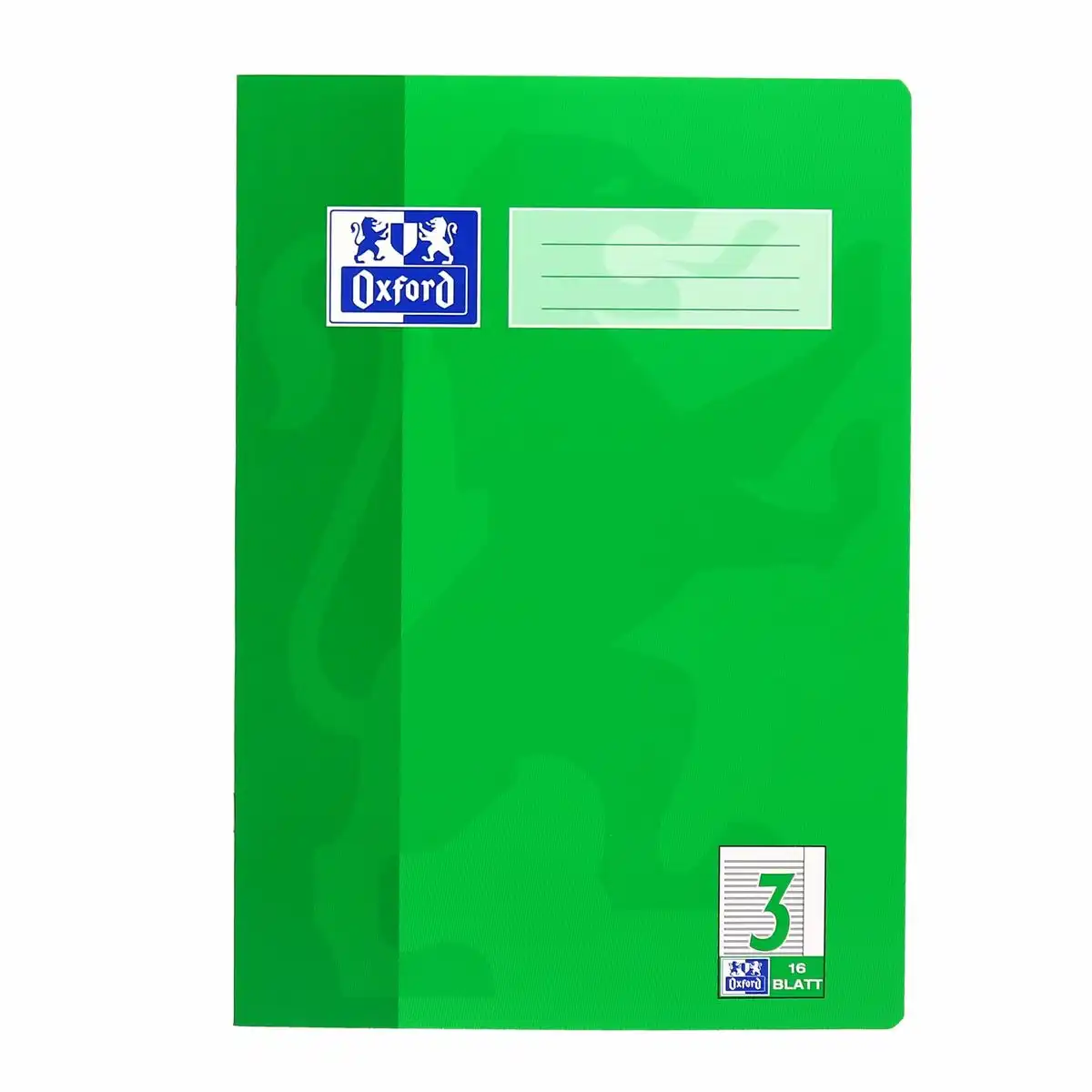 Oxford Schulheft Lineatur 3R liniert mit weißem Rand 16 Blatt DIN A4