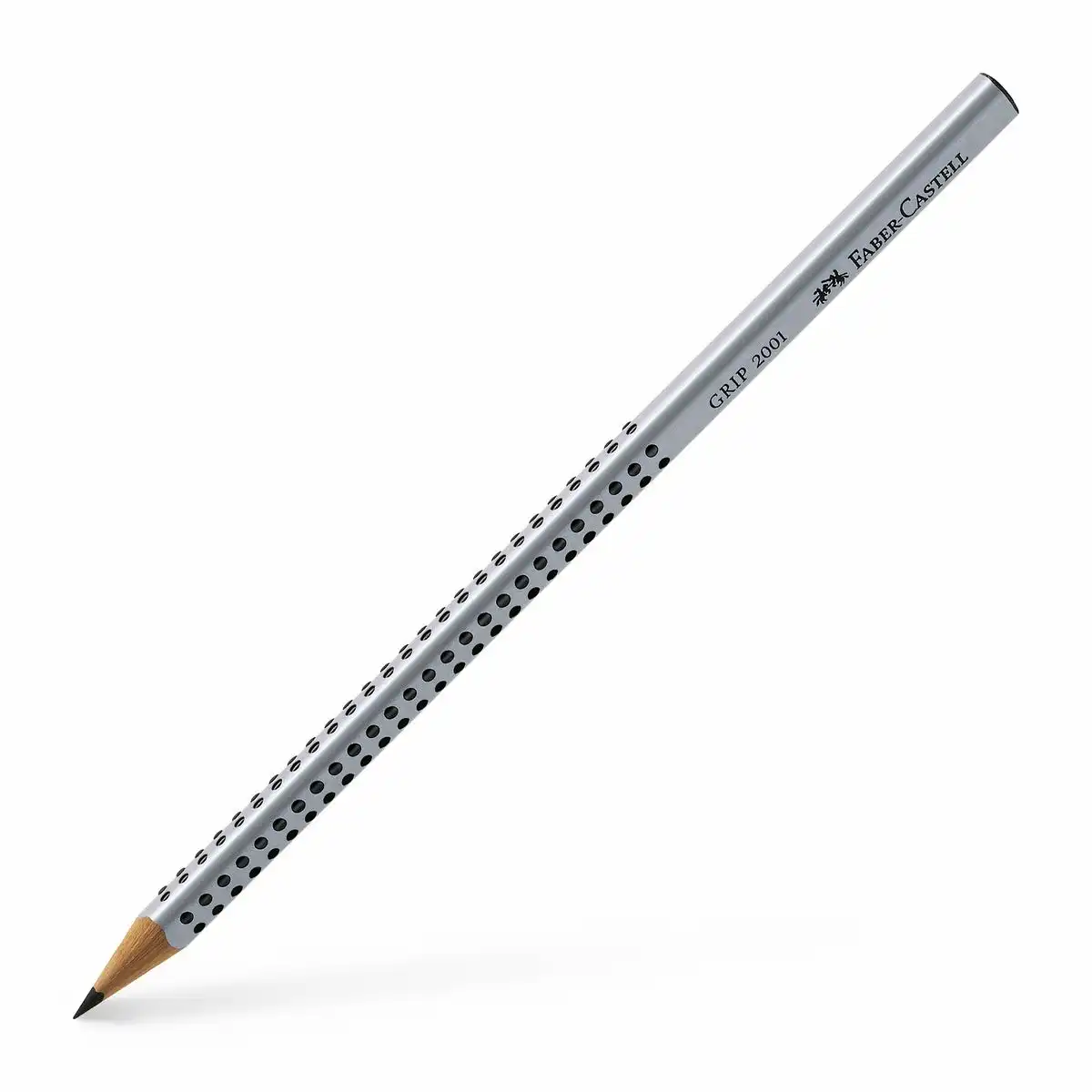 FABER-CASTELL Bleistift Grip 2001 2B grau