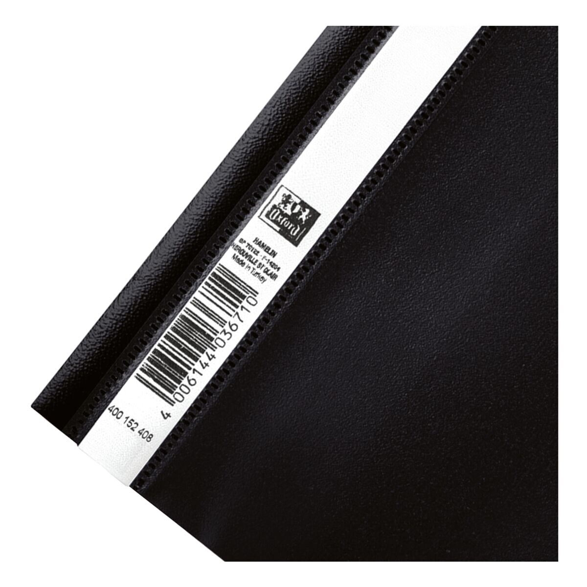 Oxford Schnellhefter PP, schwarz, A4