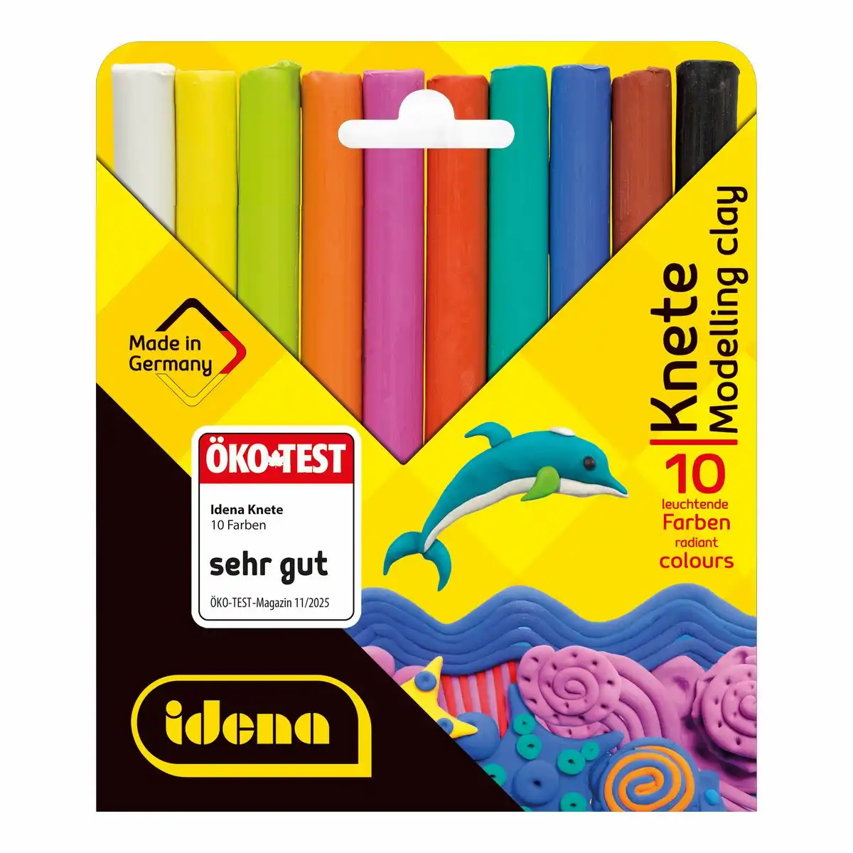 Idena Knete 10 Farben