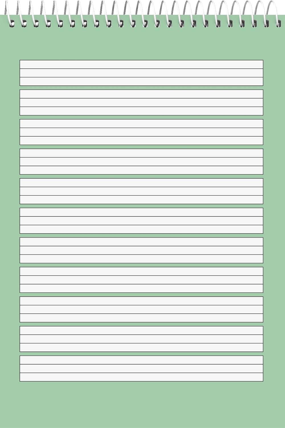 BRUNNEN Schulblock A5 Lineatur 1, 40 Blatt spiralgebunden