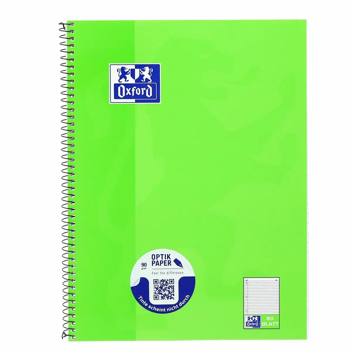 Oxford Collegeblock liniert 80 Blatt DIN A4