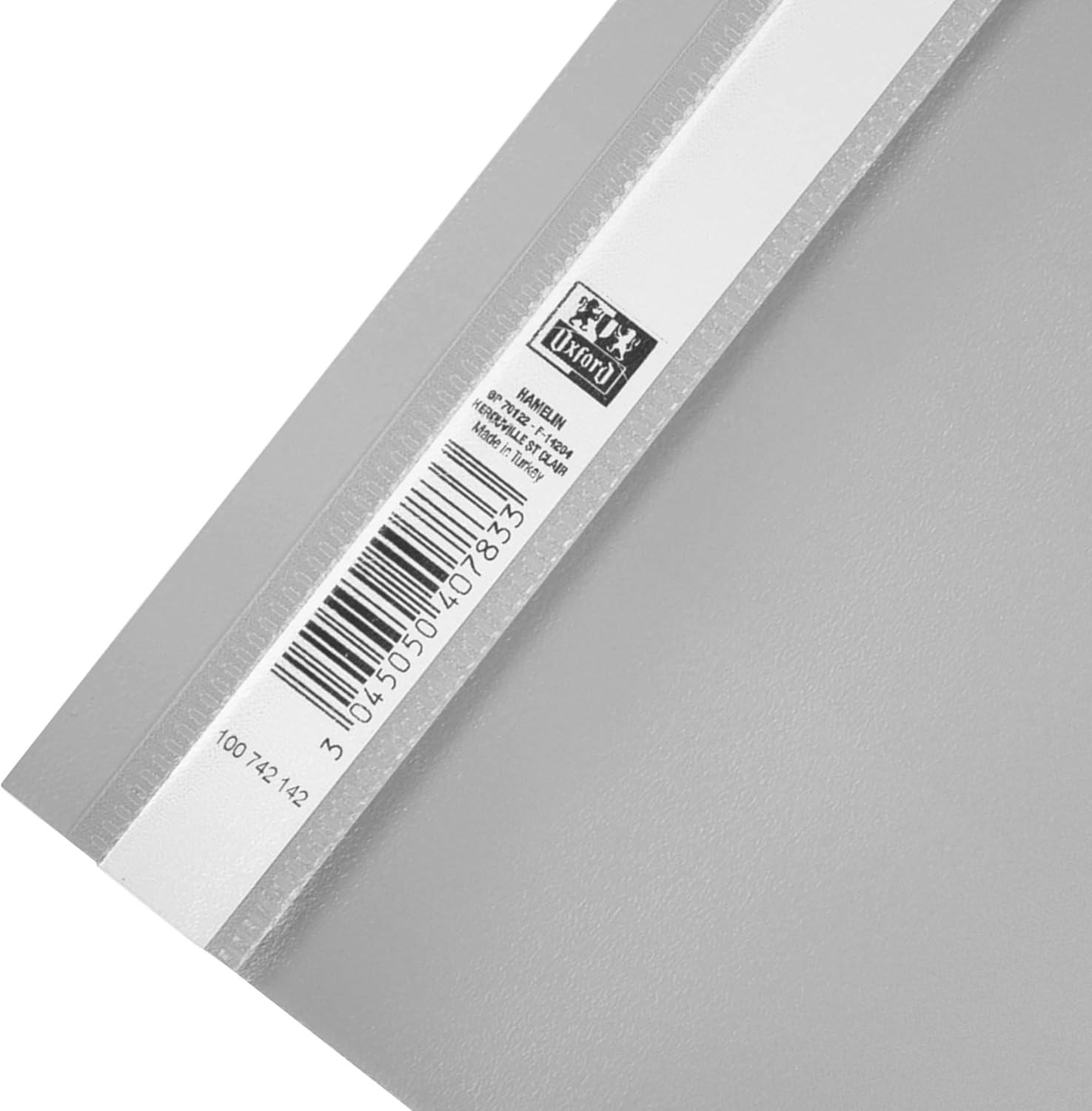 Oxford Schnellhefter PP, grau, A4
