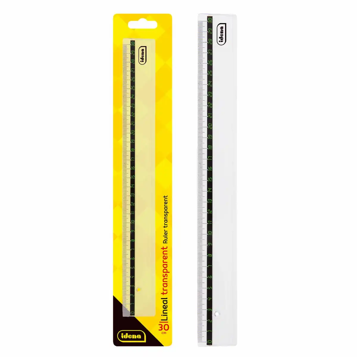 Idena Lineal transparent 30cm Blister