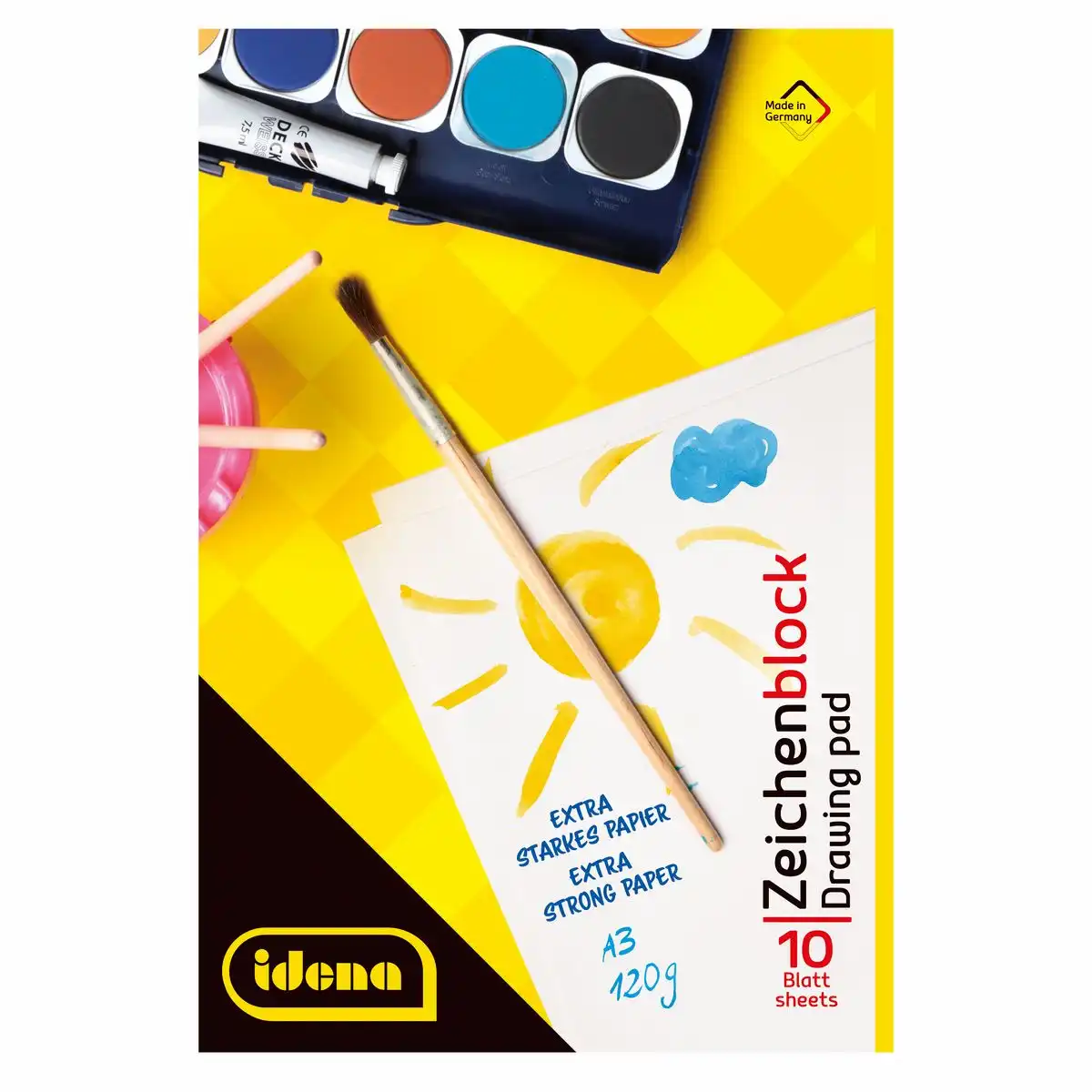 Idena Zeichenblock 10 Blatt 120g/m² DIN A3