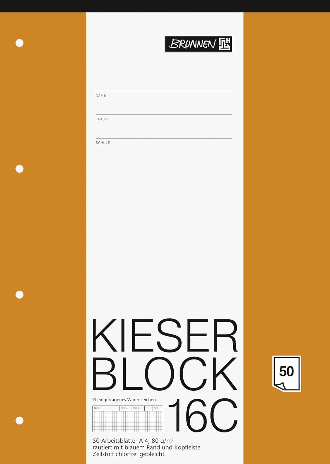KIESER-Block Lineatur 23 / 16C