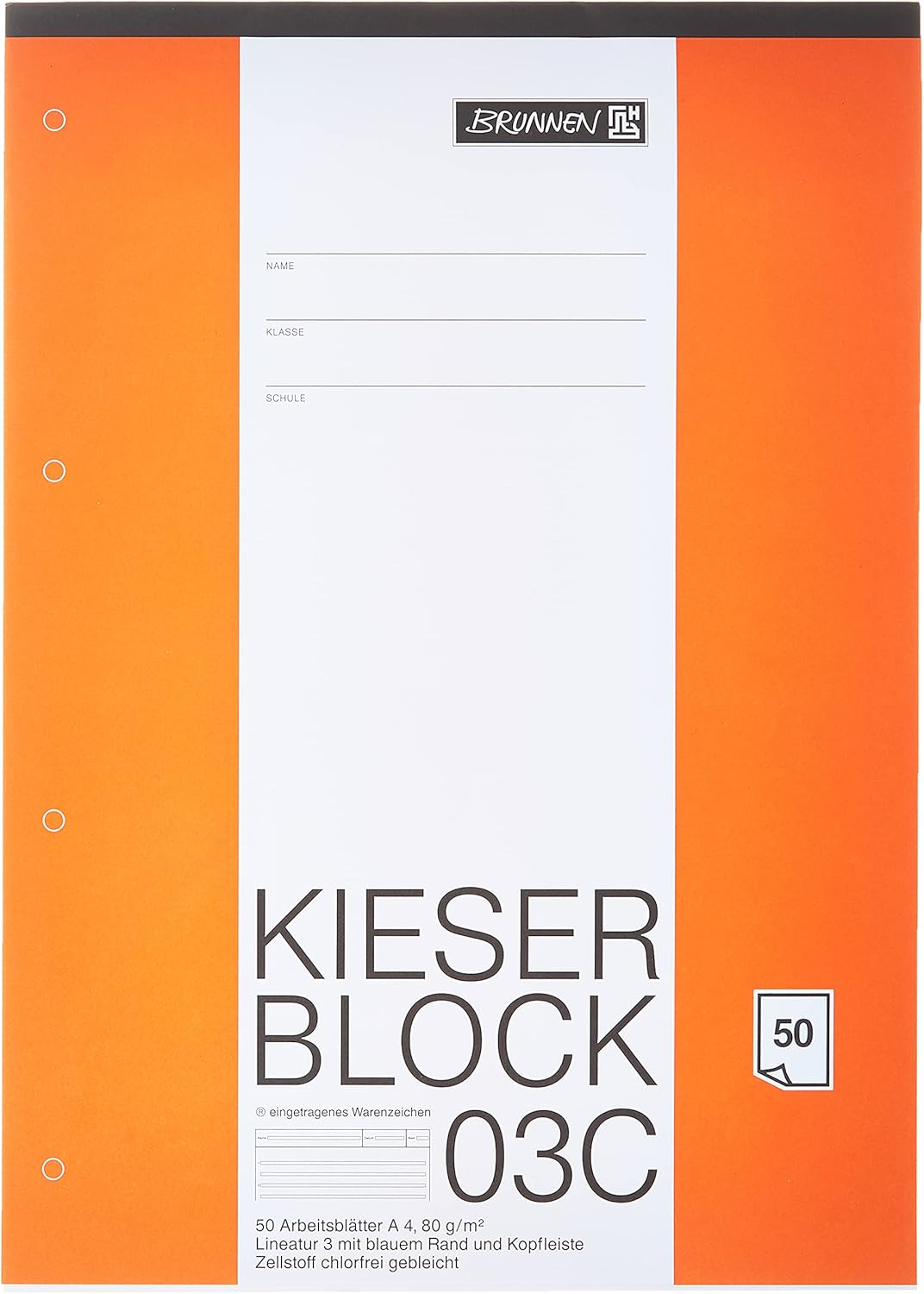 KIESER-Block Lineatur 3