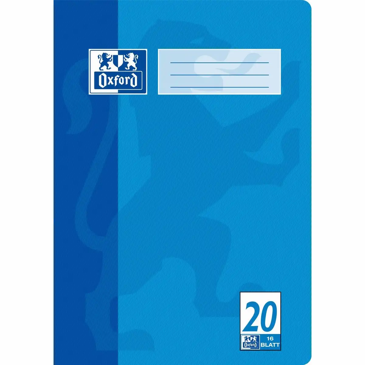 Oxford Schulheft Lineatur 20 blanko 16 Blatt DIN A4