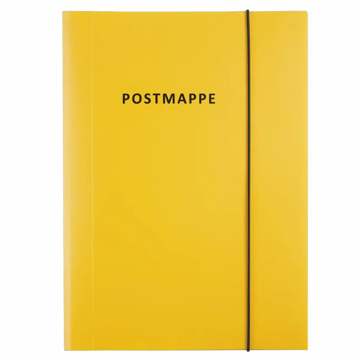 Idena Postmappe mit Gummizug PP gelb DIN A4
