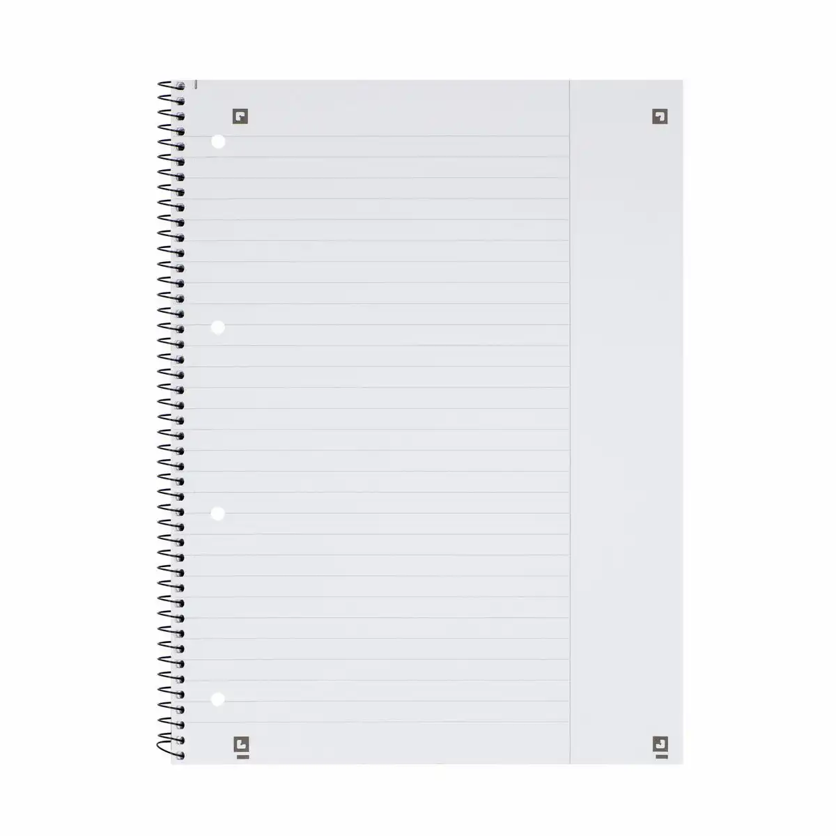Oxford Collegeblock Lineatur 25 liniert mit weißem Rand 80 Blatt 90 g/m² DIN A4