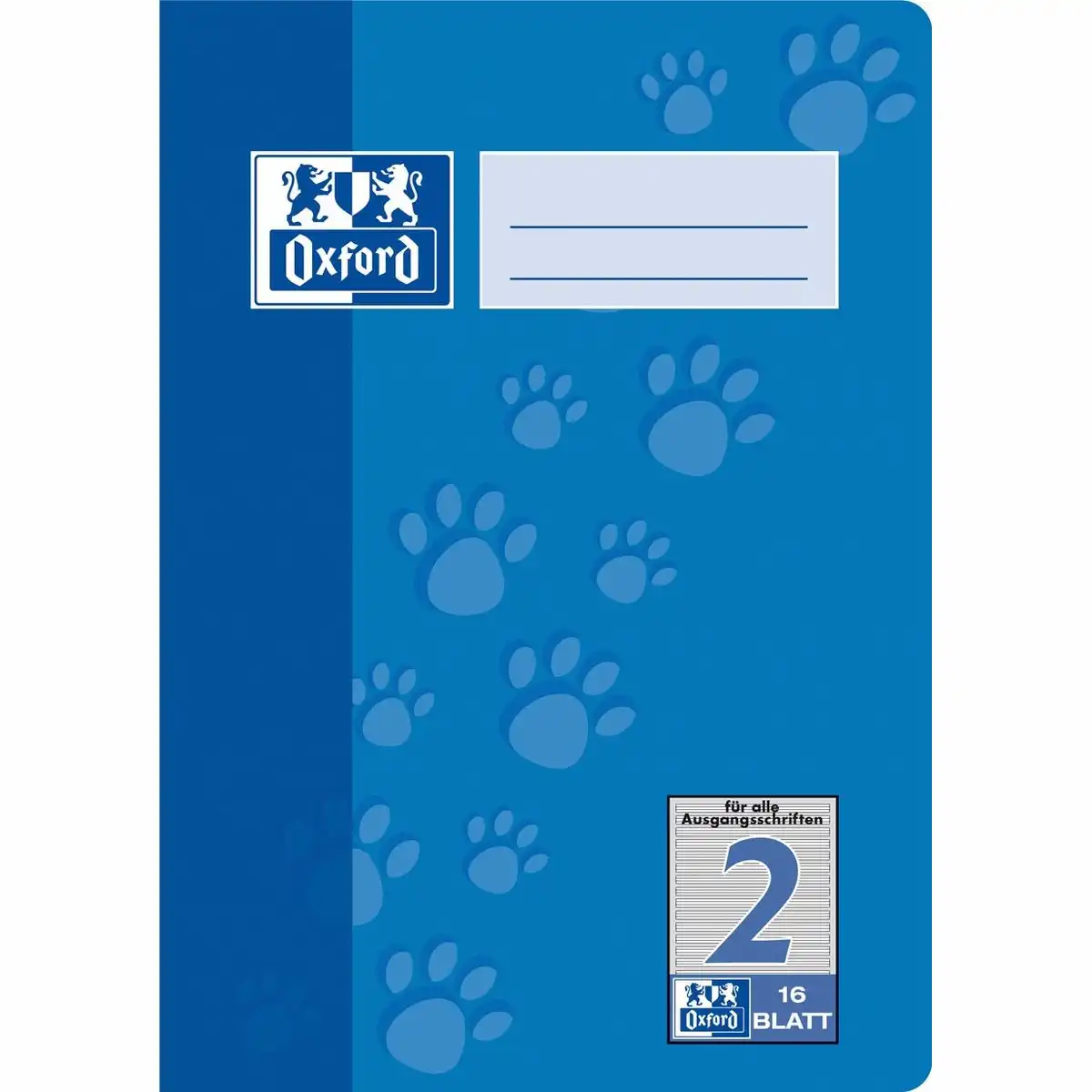 Oxford Schulheft Lineatur 2 liniert 16 Blatt DIN A5