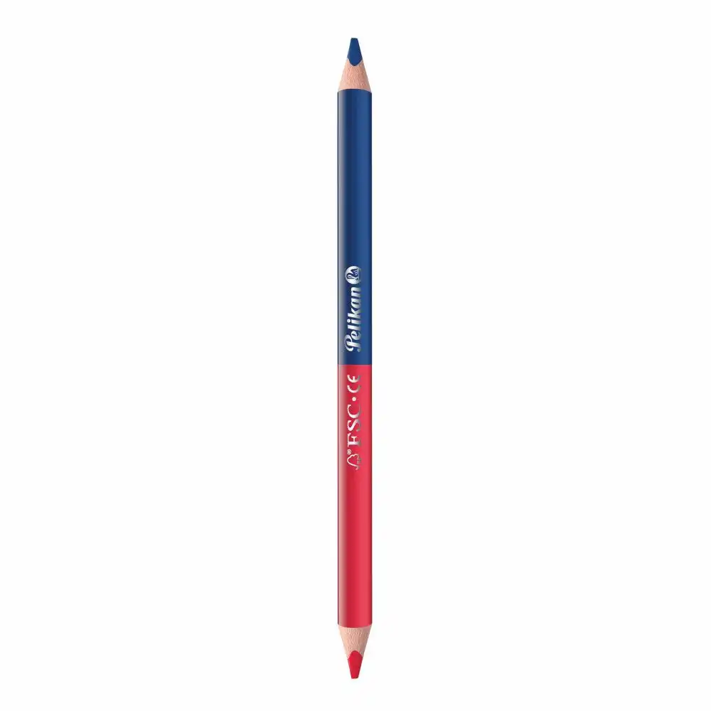 Pelikan Silbentrennstift dick dreikant rot/blau