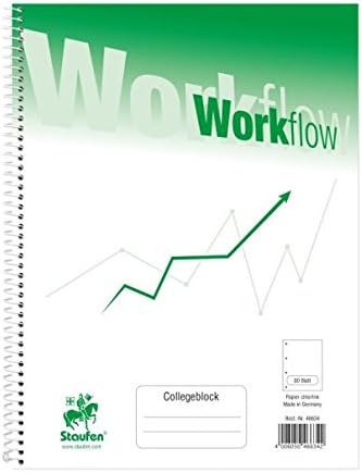 Collegeblock Lineatur 20 blanko, DIN A4, 80 Blatt