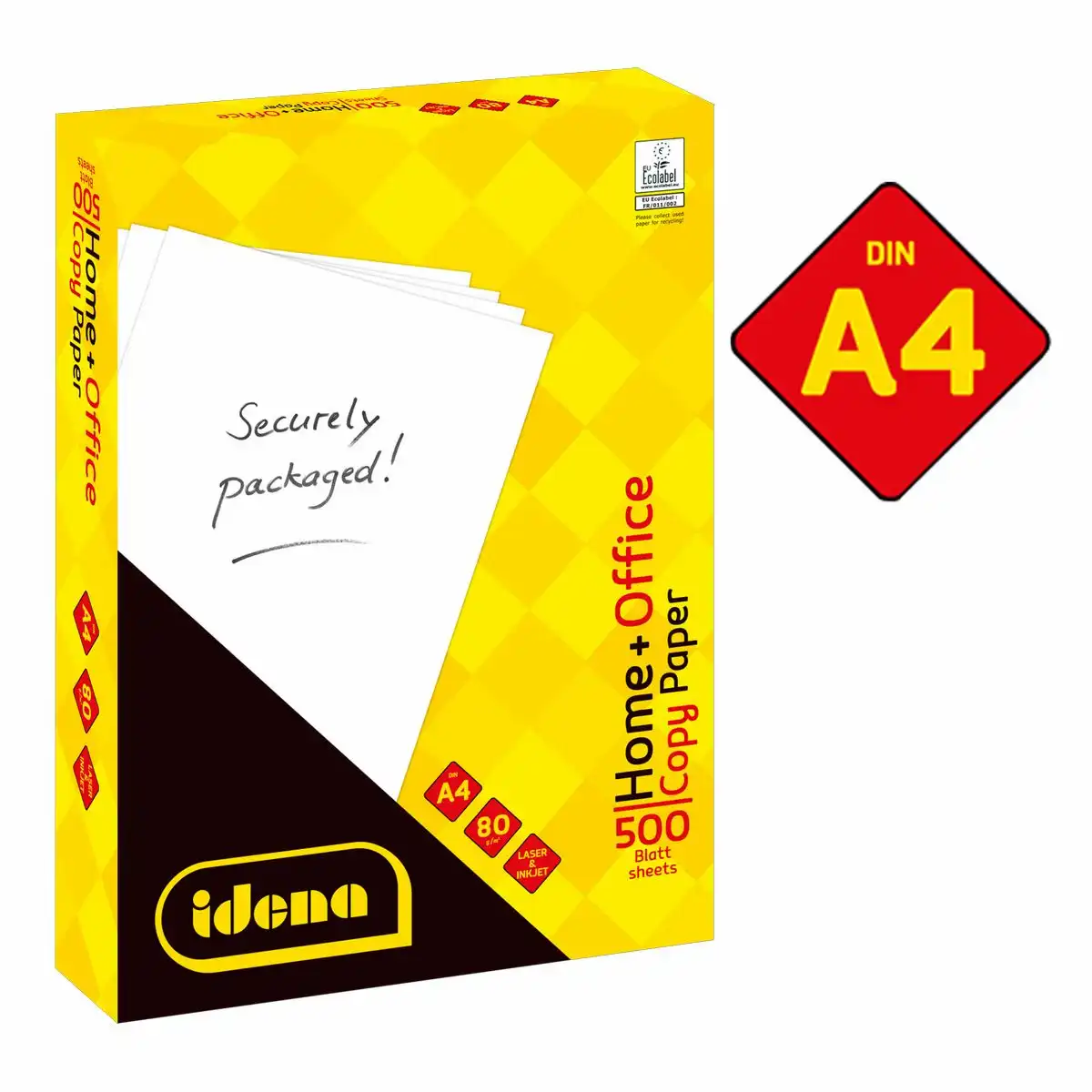 Idena Kopierpapier Home + Office 80 g/m² weiß DIN A4 500 Blatt