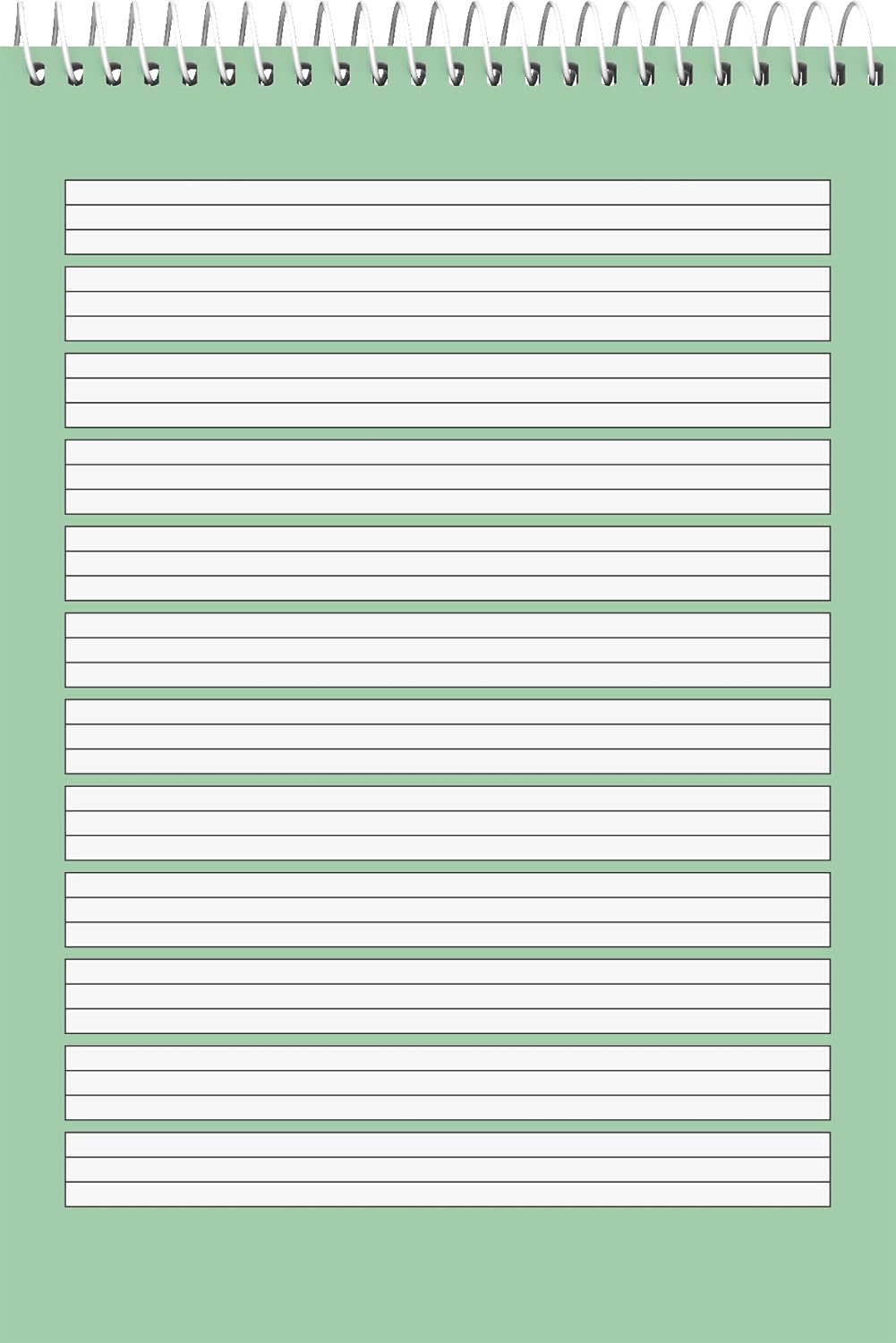 BRUNNEN Schulblock A5 Lineatur 2, 40 Blatt, spiralgebunden