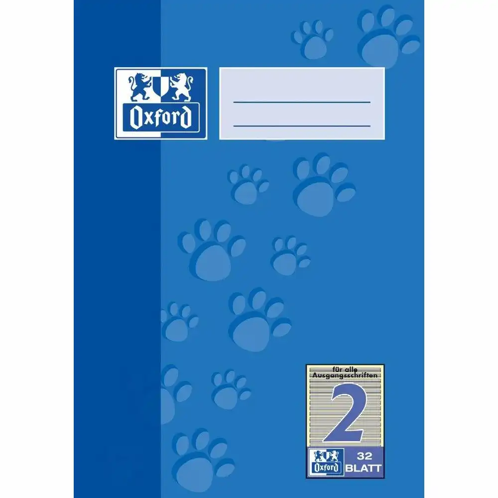 Oxford Schulheft Lineatur 2 liniert 32 Blatt DIN A5