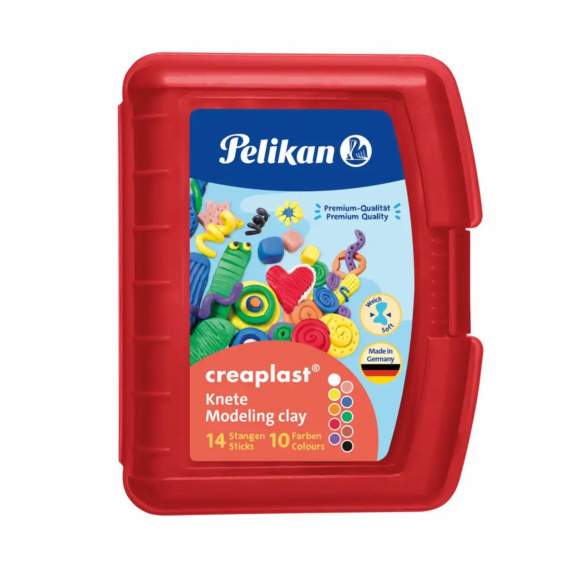 Pelikan Kinderknete creaplast® 10 Farben