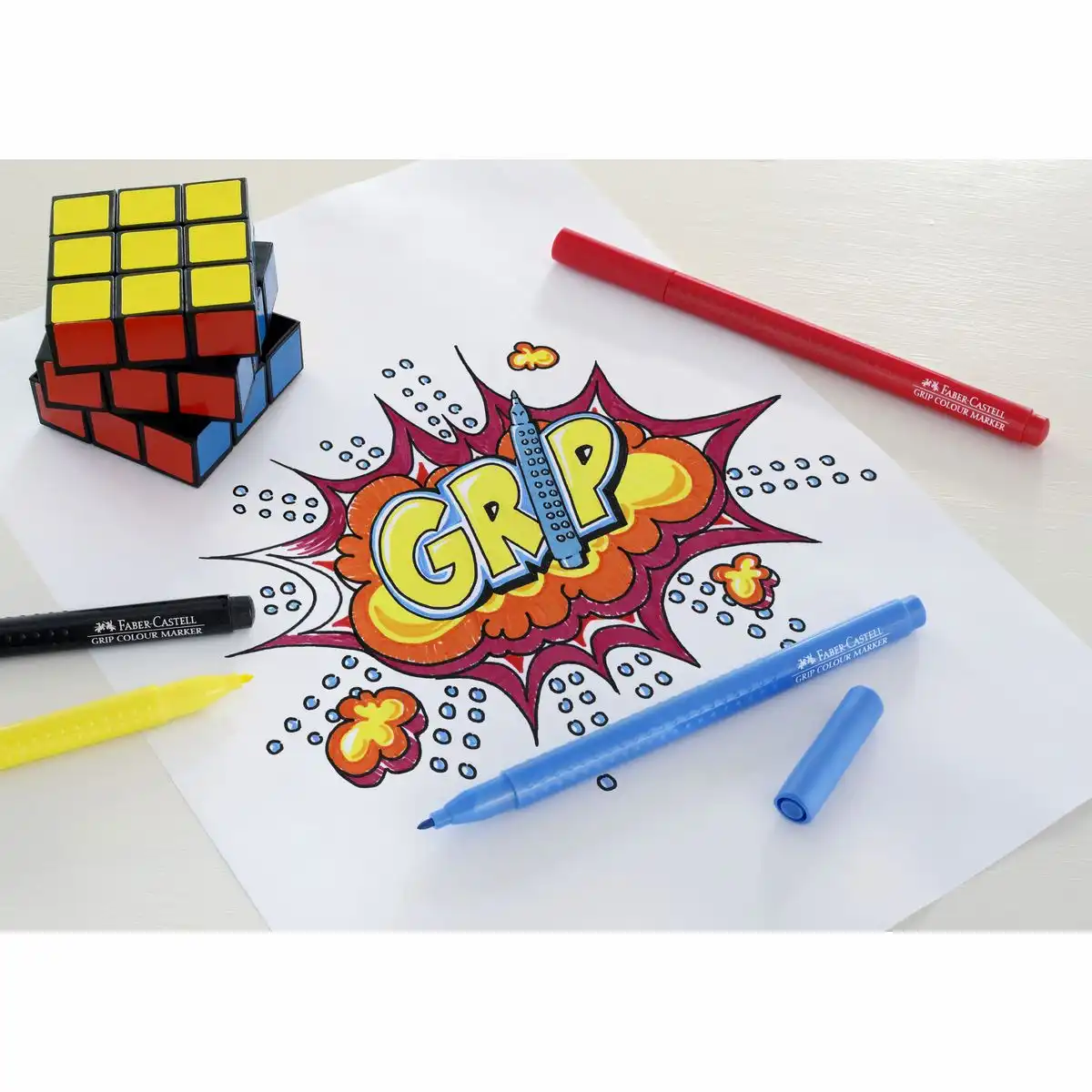 FABER-CASTELL Filzstifte Grip 10 Stück