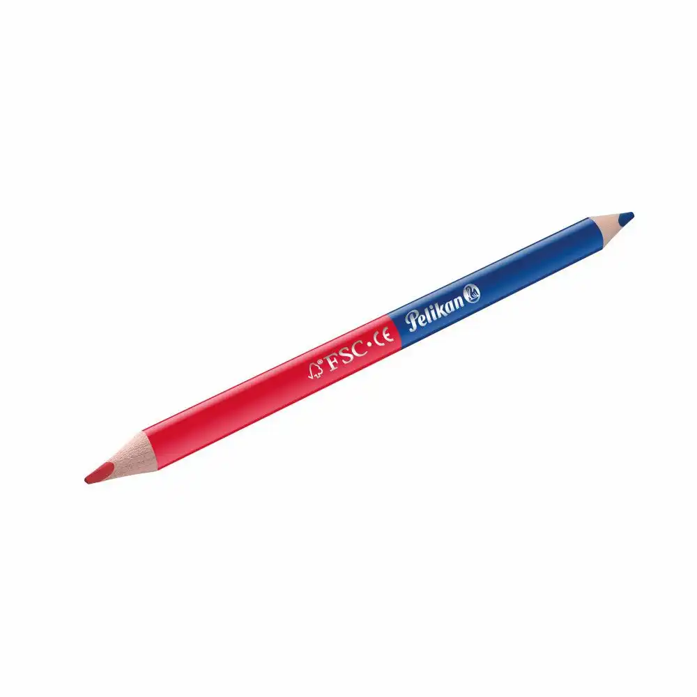 Pelikan Silbentrennstift dick dreikant rot/blau