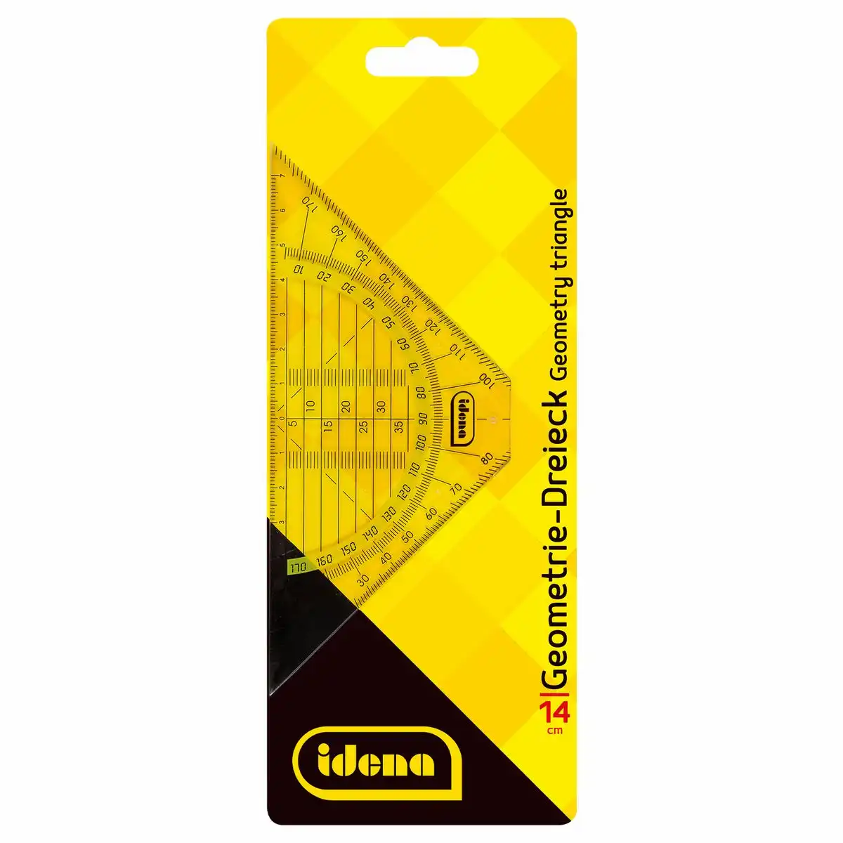 Idena Geodreieck ohne Griff 14cm