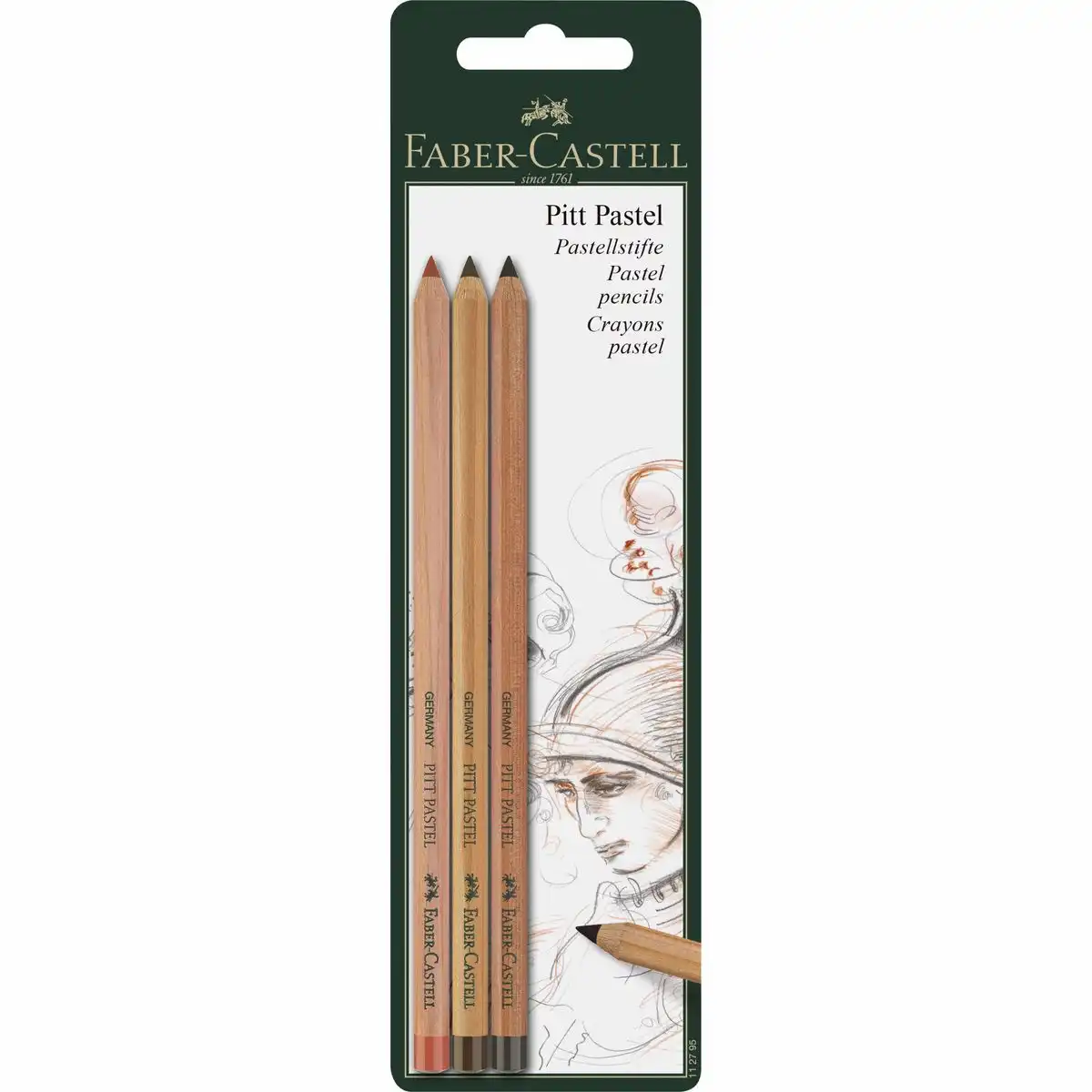 FABER-CASTELL Pitt Pastellstifte 3 Stück