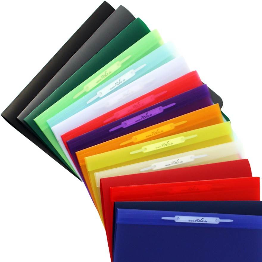 FLVG Schnellhefter A4 - in  26 Farben - von hinten abheftbar **