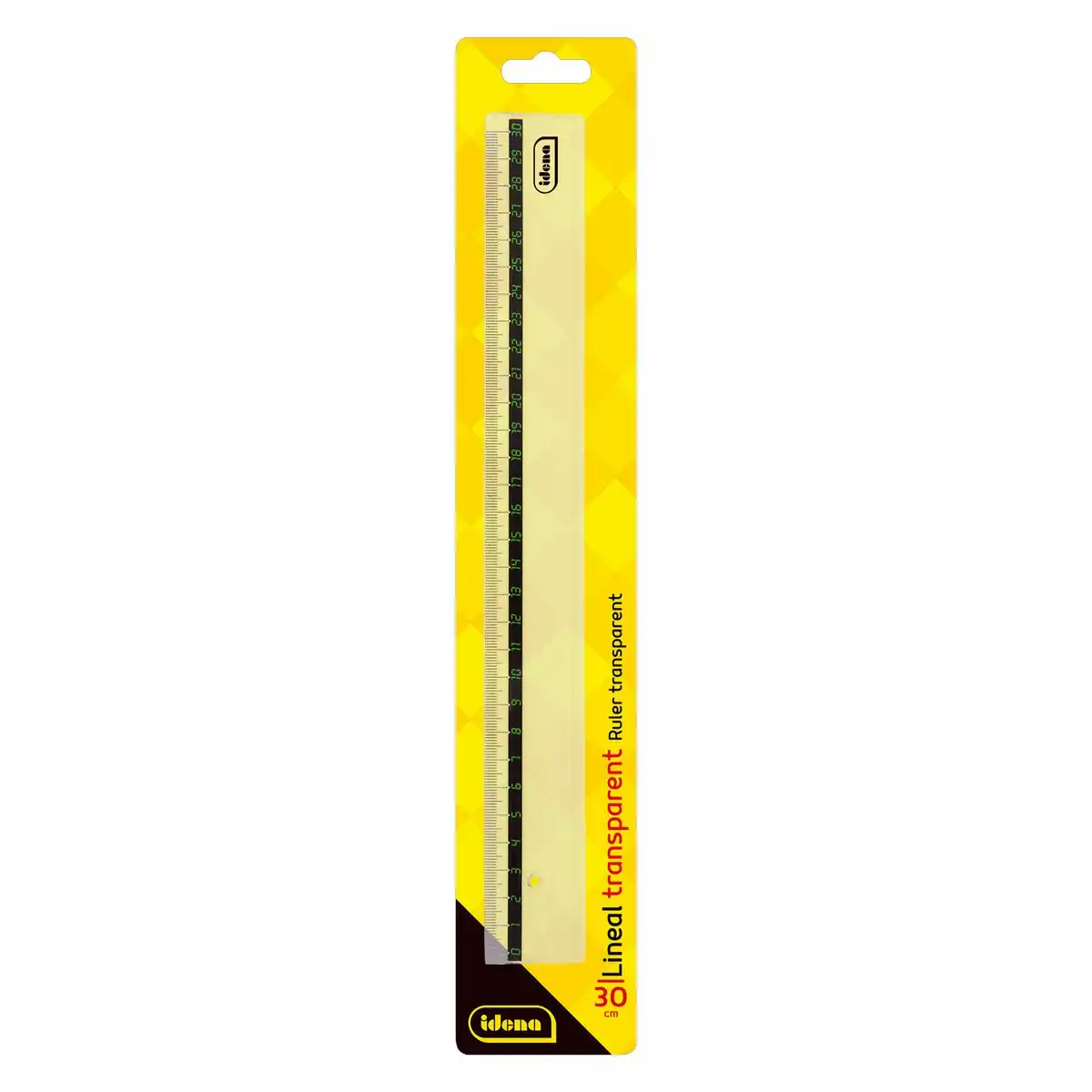 Idena Lineal transparent 30cm Blister