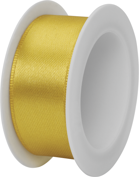 Satin Spule "Satin Spule 25 mm" 25 mm x 3 m gold