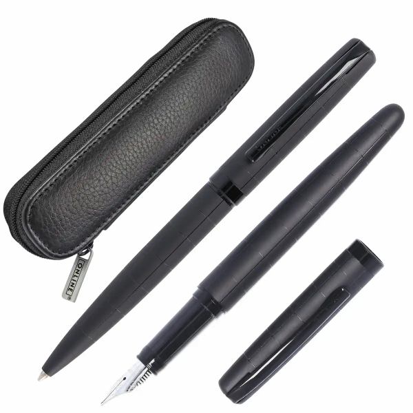 ONLINE Schreib Set Füller + Kugelschreiber + Etui black