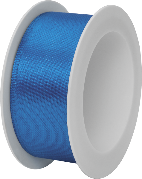 Satin Spule "Satin Spule 25 mm" 25 mm x 3 m blau dunkel