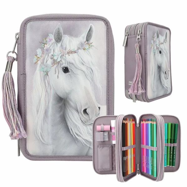 DEPESCHE Miss Melody Federtasche FANTASY HORSE 3 Fächer