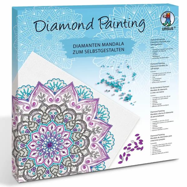 URSUS Diamond Painting Mandala Set 12