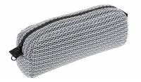 Idena Stifte-Etui Mesh - 1 Fach - grau