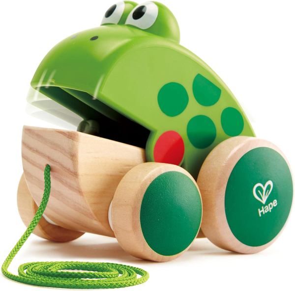 Hape Nachziehfrosch Fridolin