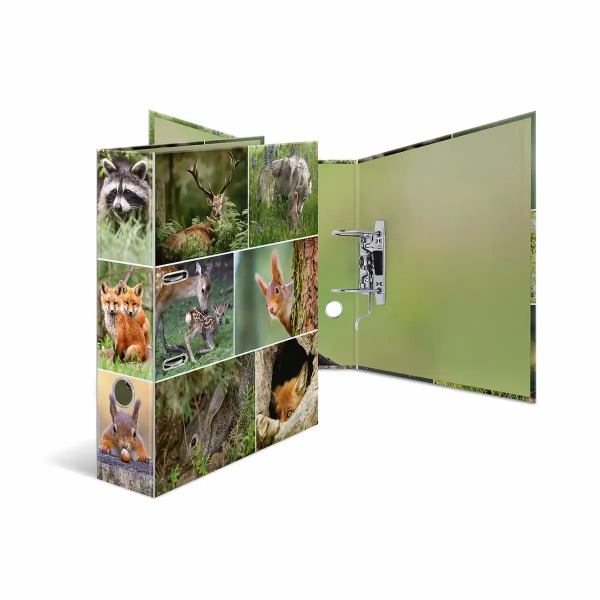 HERMA Motivordner A4 Karton Animals Waldtiere **