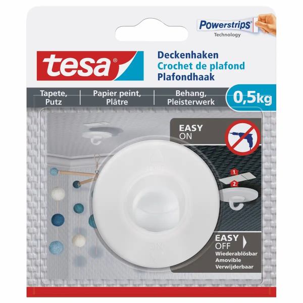 tesa Deckenhaken Powerstrips 0,5kg Blister