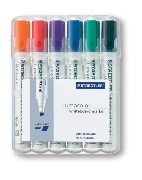 STAEDTLER® Whiteboardmarker Lumocolor 6St Box