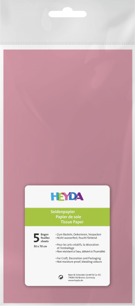 Heyda Seidenpapier 50 x 70 cm rosa