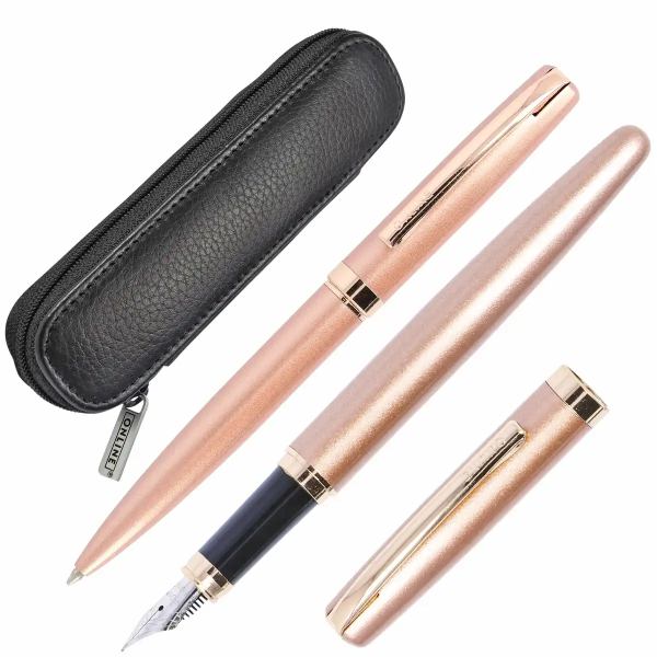 ONLINE Schreib Set Füller + Kugelschreiber + Etui rosé