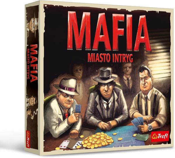 Mafia Gesellschaftsspiel Trefl Stadt der Intrigen