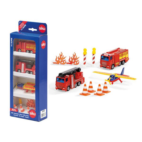 siku Geschenk-Set Feuerwehr 11teilig