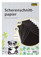 IDENA Scherenschnittpapier A4 - 25 Blatt - ungummiert - 80 g