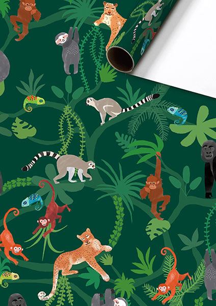 Geschenkpapier Jungle von Stewo 70x200cm