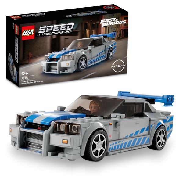 Lego Speed Champions 2 Fast 2 Furious- Nissan Skyline GT-R (R34),ab 9 Jahren