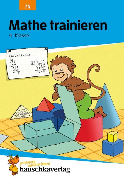 Mathe trainieren 4. Klasse, A5- Heft