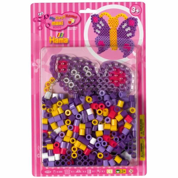 Hama Bügelperlen maxi Schmetterling 250 Stück Blister