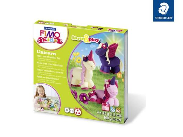 STAEDTLER Set Modelliermasse Fimo kids F&P unicorn